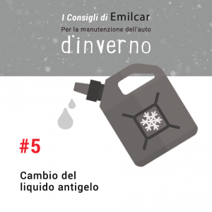 Emilcar blog - consigli manutenzione inverno - liquido antigelo
