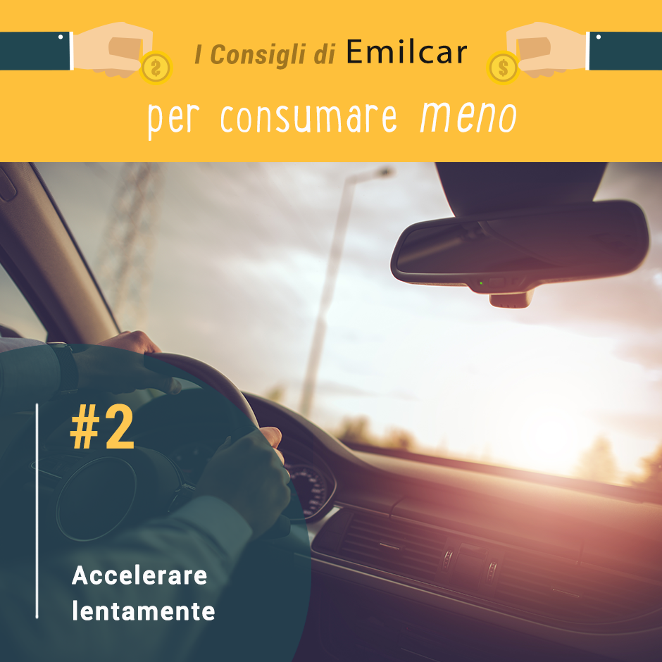consigli per risparmiare carburante - accelerazione