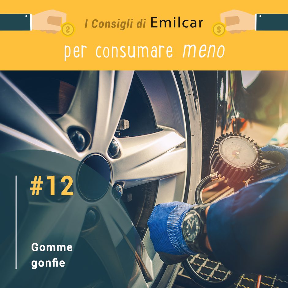consigli per risparmiare carburante - gomme gonfie